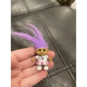 Vintage 1992 Ace Novelty 1 1/2" Mini Troll‎ with Gem